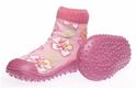  Skidders Infant Toddler GirlÞs Skidproof Slip On Hibiscus Toss Pink Shoes 