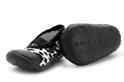  Skidders GirlÞs Skidproof Mary Jane Black Leopard Shoes XY4113 