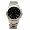  Fossil MenÞs Grant FS4736IE FSÞ4736ÞIE Silver Stainless Steel Analog Watch 