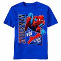  Marvel Spiderman BoyÞs 100Þ Cotton Thwip It Good Blue TÞShirt 