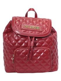  Love Moschino Grey WomenÞs Quilted Backpack Bag 