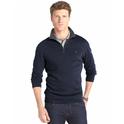  Izod MenÞs Solid Heavy 1Þ4 Zip Long Sleeve Jersey Sweater Shirt 