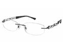  Charmant Line Art WomenÞs Eyeglasses XL2012 XLÞ2012 Rimless Optical Frame 