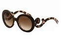  Prada WomenÞs Catwalk Minimal Baroque PR 27NS Round Sunglasses 