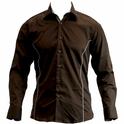  TR Premium MenÞs TRÞ570 Slim Fit Contrast Trim Button Down Dress Shirt 