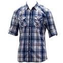  Buffalo Blue MenÞs Sampson Woven Cotton Long Sleeve Button Down Plaid Shirt 