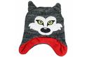  Critter Collection Knit GreyÞRed Fox Fleece Hat Þ Gloves Set Sz. 4Þ7 UPC:705586696394