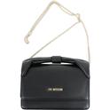  Love Moschino WomenÞs Bow Handle FlapÞOver Chain Crossbody Handbag 