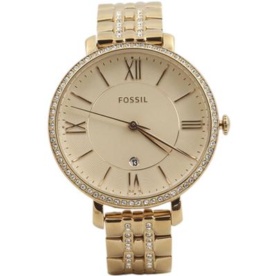  Fossil WomenÞs ES3546 Rose Gold with Gemstones Stainless Steel Analog Watch UPC:796483081680