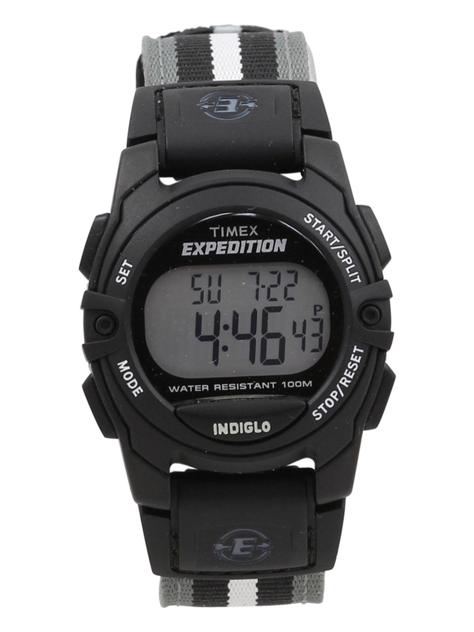 Timex Men S T49661 Expedition Black Chronograph Digital Watch