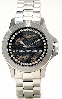 Christian Audigier Ete 108 Unisex Watch Twilight Garden Steel Bracelet