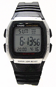 Casio W96h 1av Watch Men S Digital Chronograph Black Resin Strap