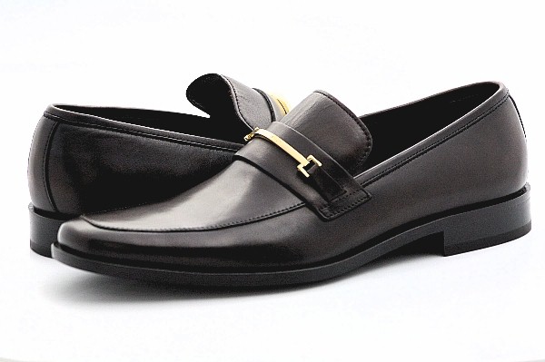 Hugo Boss Carl Loafers Leather Shoes Men's Medium Brown Slip-On