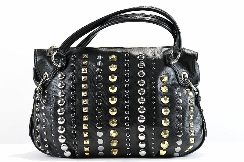 Love Moschino Women S Studded Satchel Handbag
