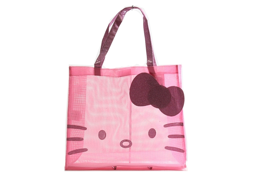 Hello Kitty Tote See Through Me Pink Handbag St Ho3067426