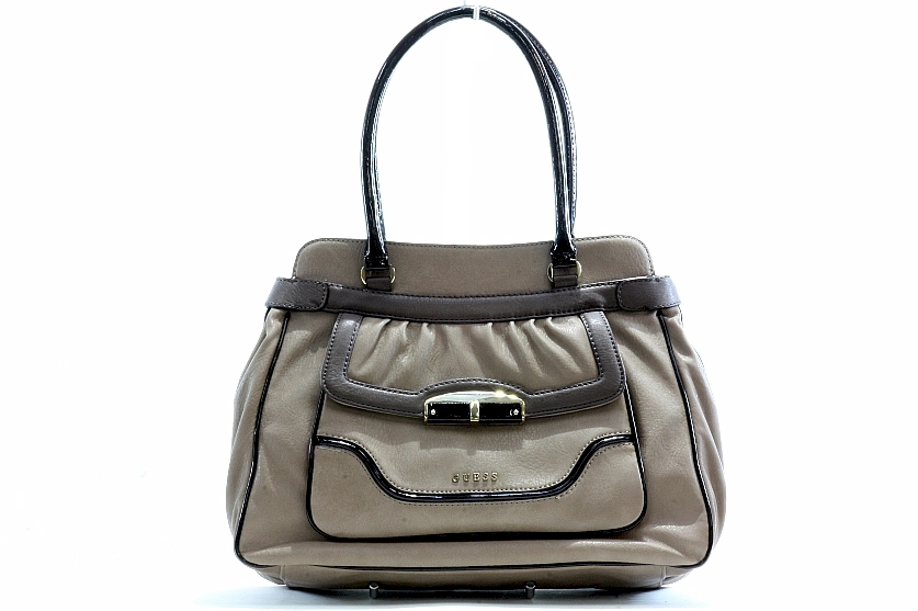 Guess Leya Carry All Taupe Handbag St Vg343222