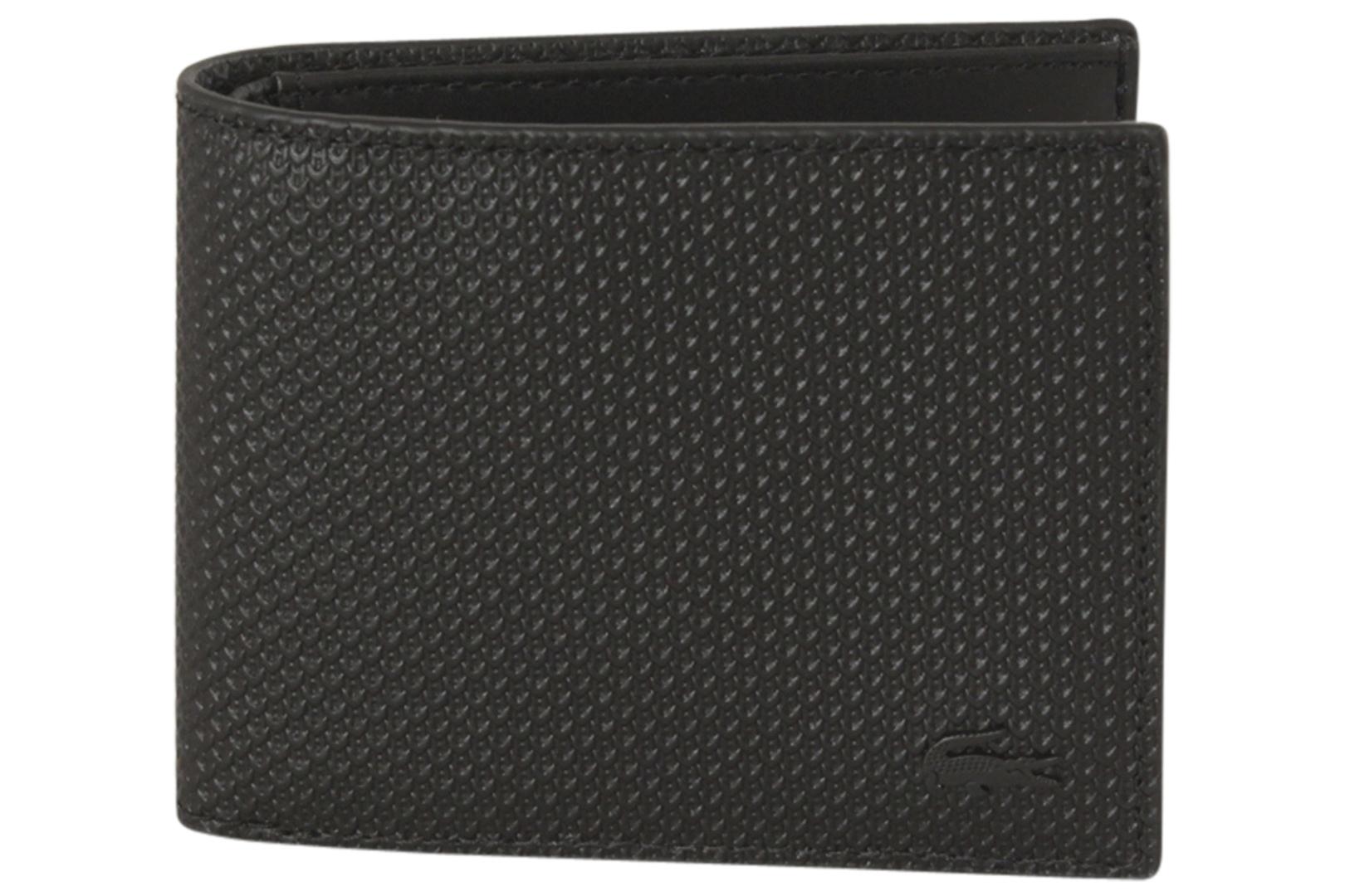 Lacoste Men&#39;s Genuine Pique Leather Wallet
