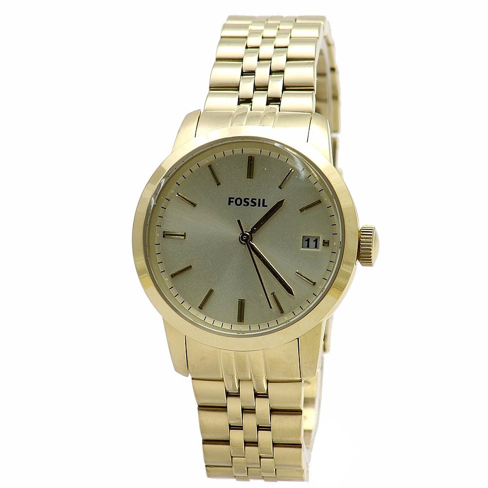 Fossil Men s Townsman FS4821 Gold Stainless Steel Analog Watch -  Townsman, FS4821