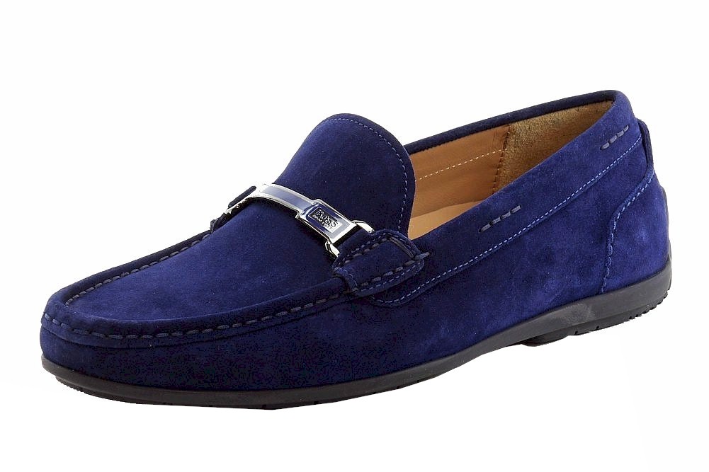 Hugo Boss Men's Flarro Fashion Suede Moccasin Loafers Shoes