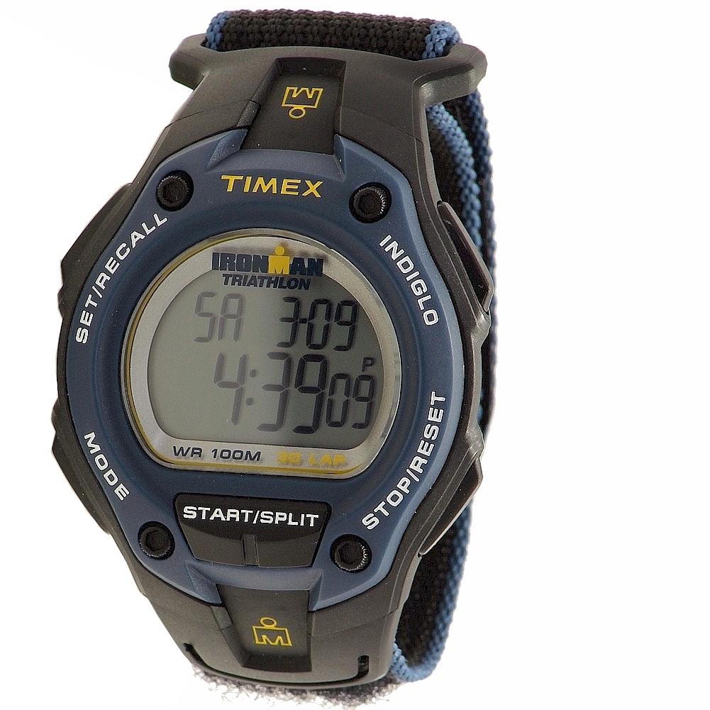 Timex Men S Ironman 5k413 Black Blue Yellow White Digital Sport Watch