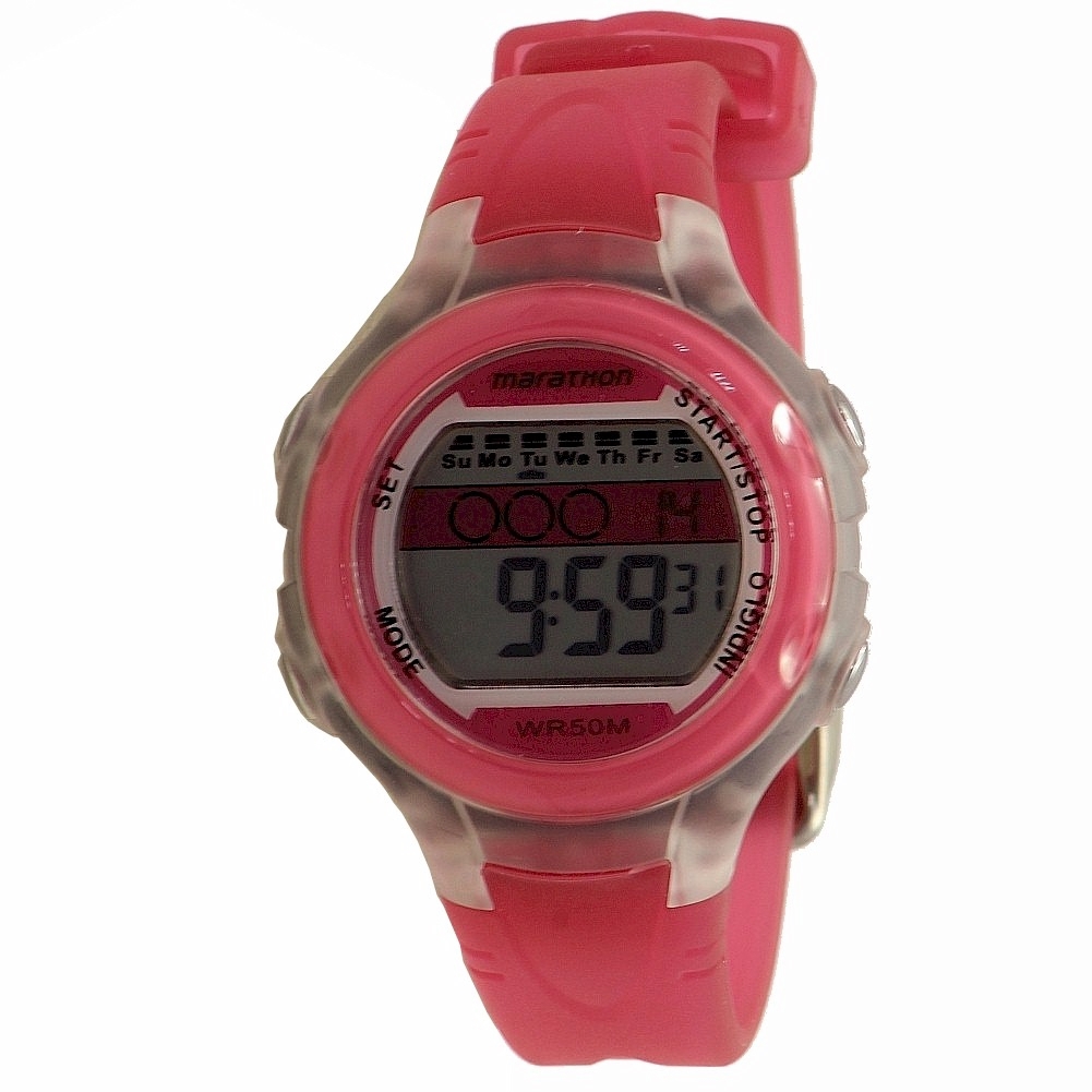 Timex Women S 5k425 Marathon Pink Digital Watch