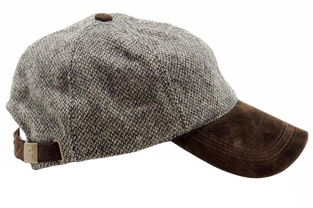 Stetson Men's Suede Peak Wool Adjustable Baseball Hat