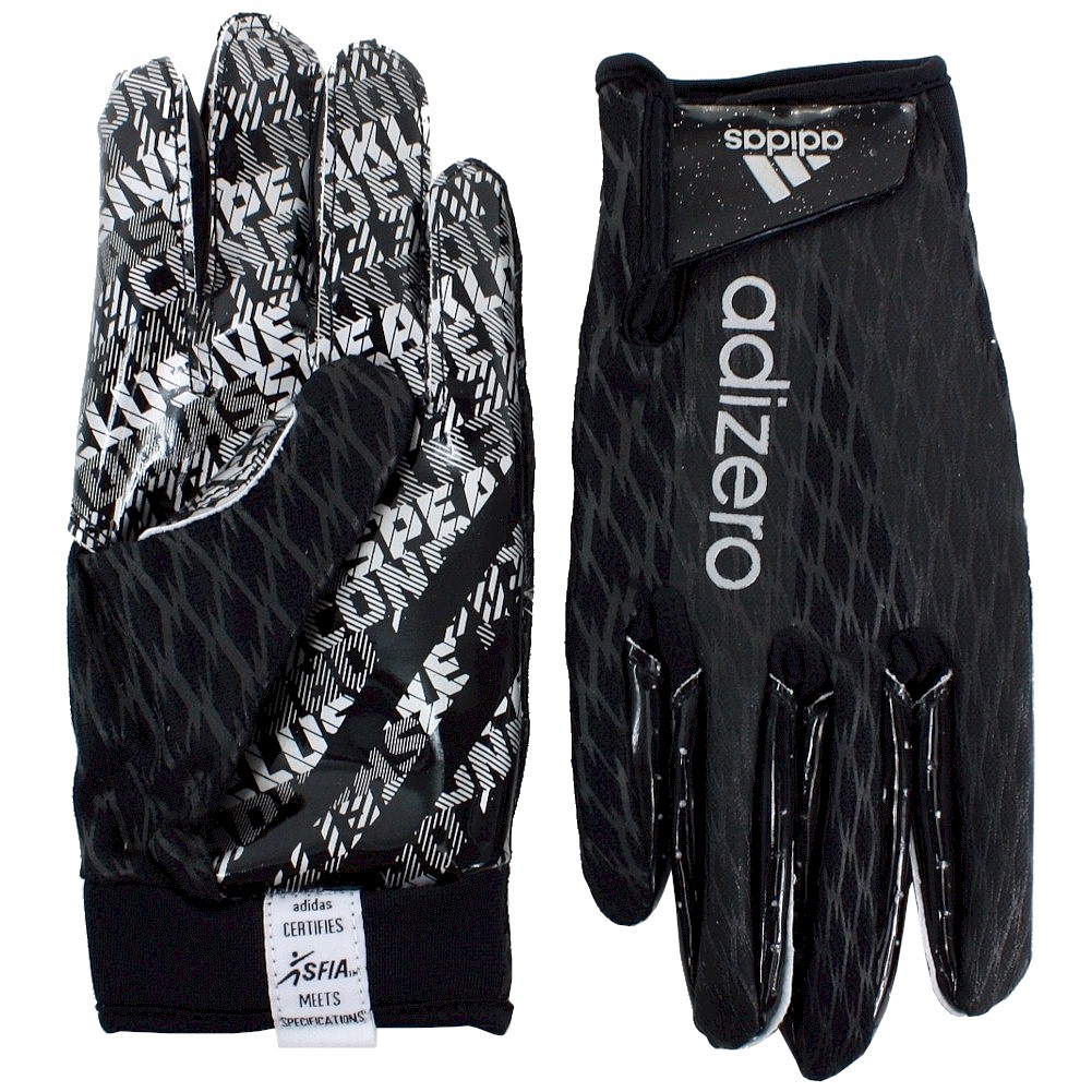 all black adidas football gloves
