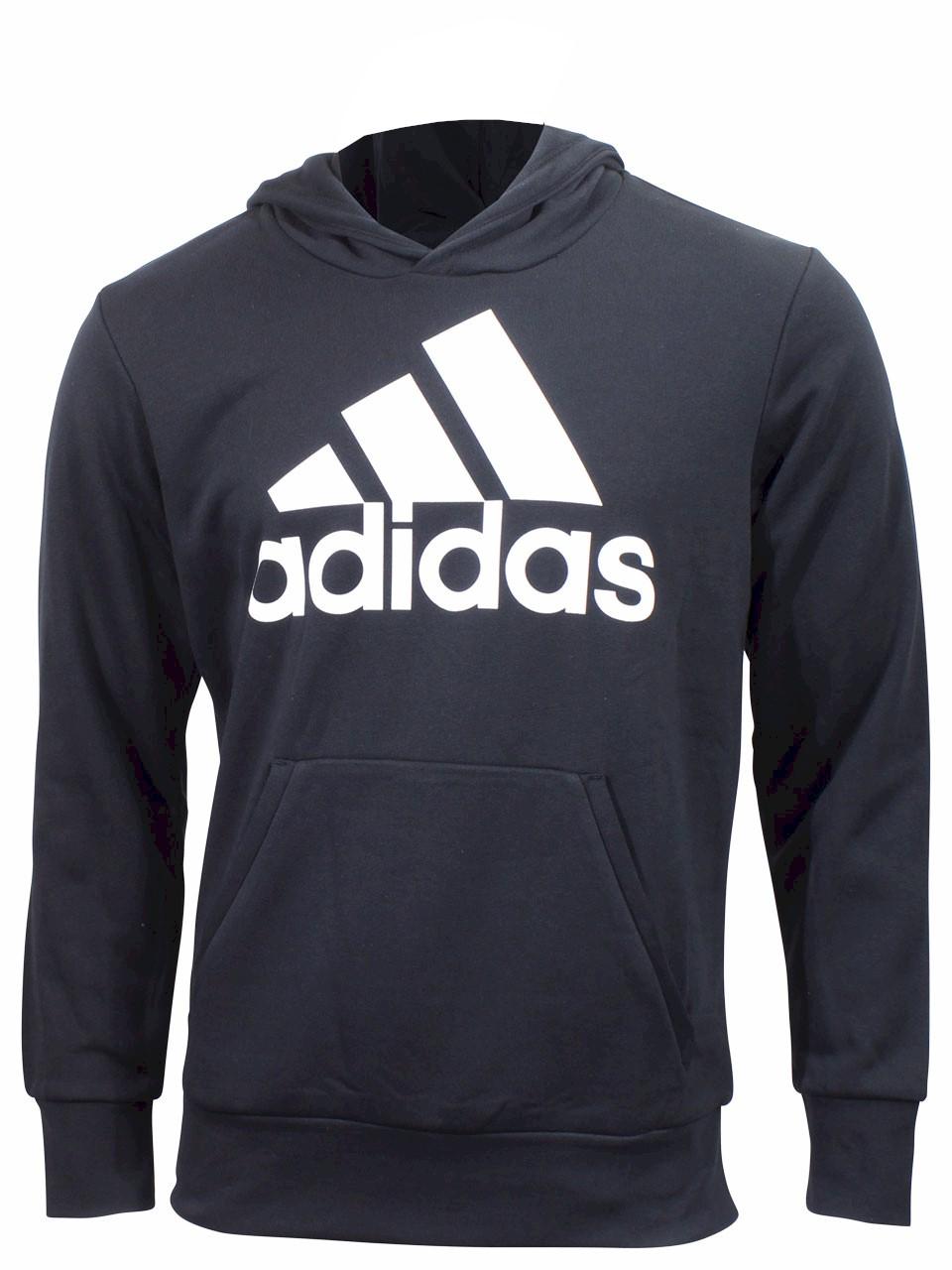 Adidas Men's Essentials Linear Logo Pullover Hoodie Sweatshirt | JoyLot.com