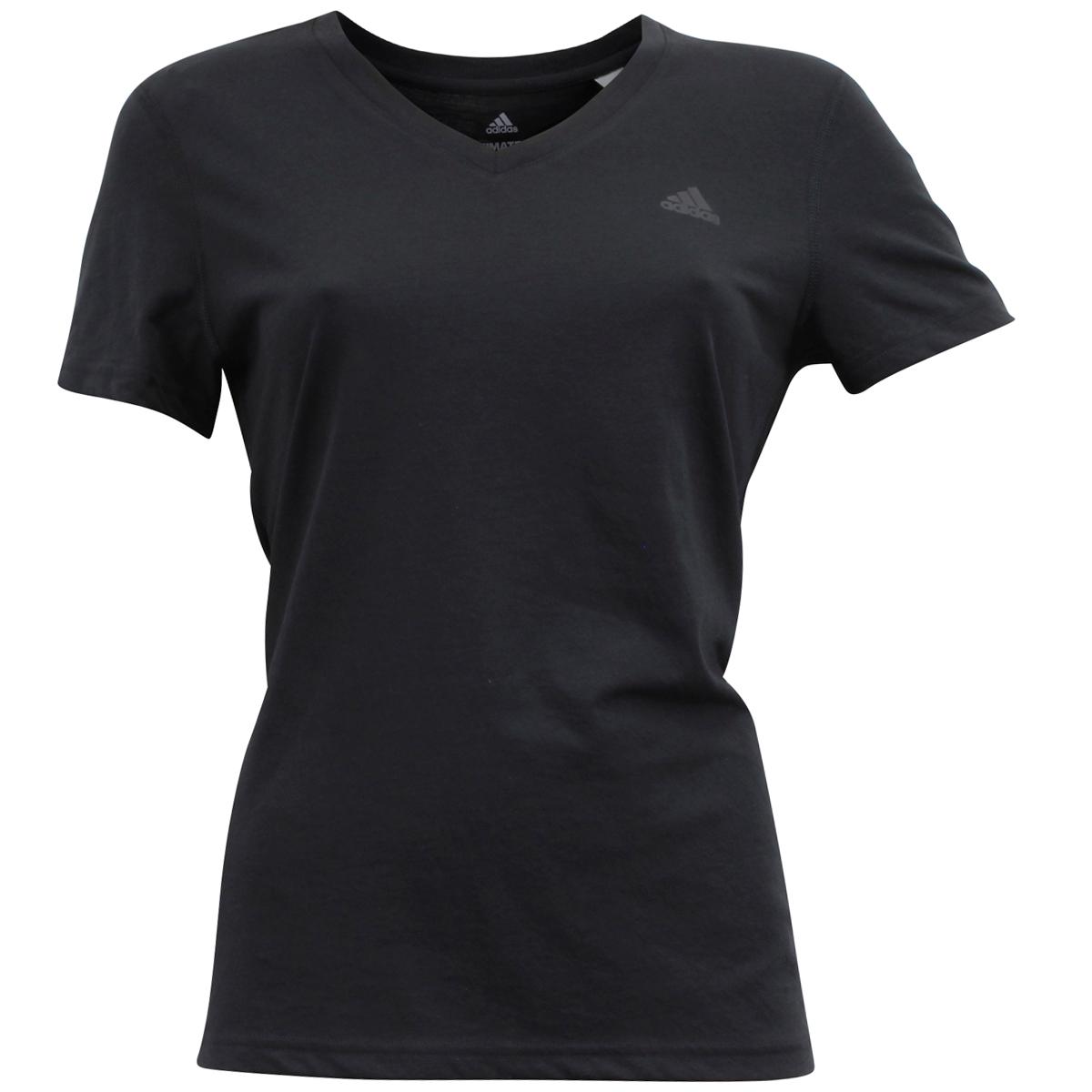 Adidas Women's Ultimate V-Neck Climalite Short Sleeve T-Shirt