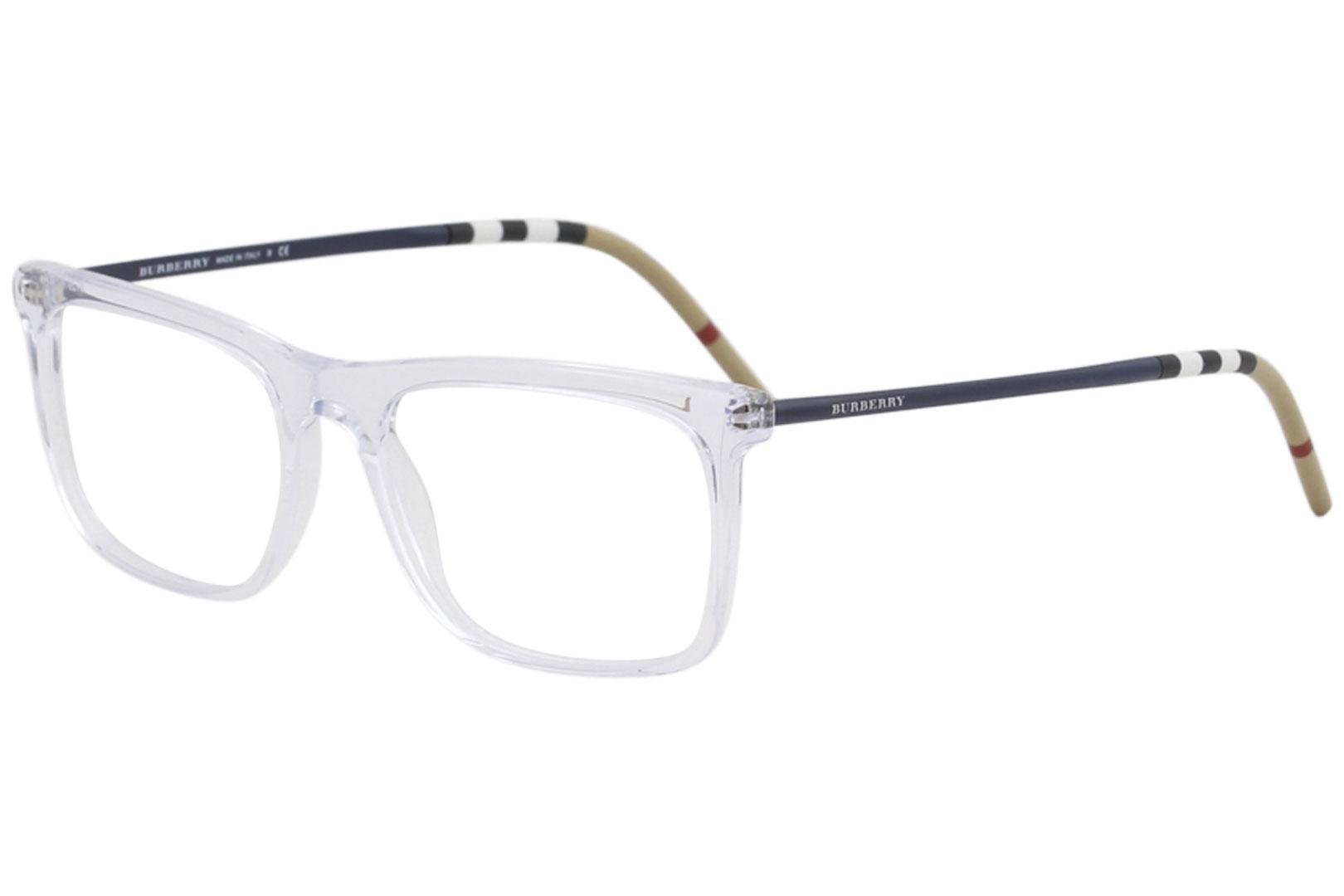 Burberry Eyeglasses Men's B2274 3544 Transparent Grey 55-18-145mm |  