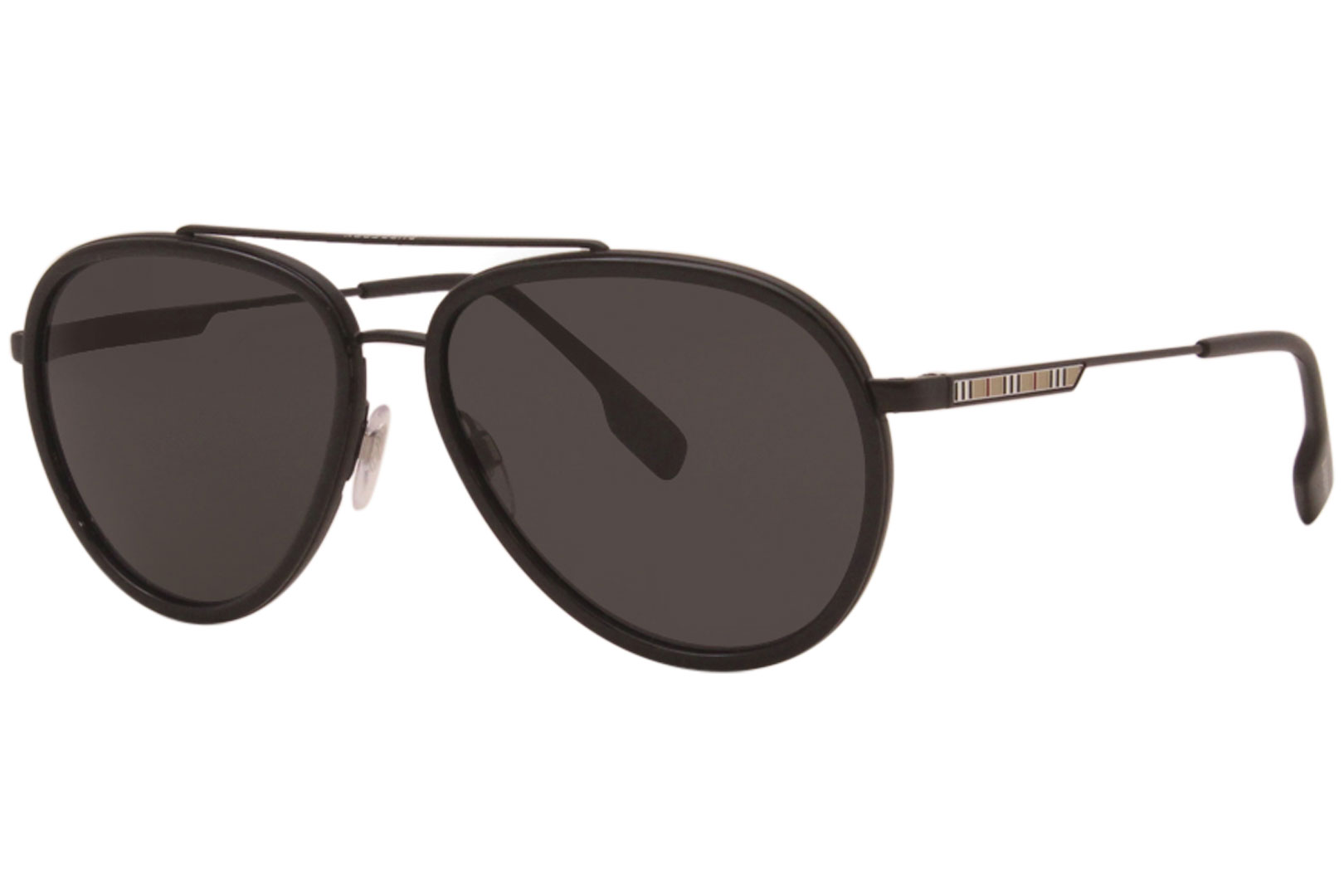 Burberry Sunglasses Men's Oliver B-3125 1007/87 Black/Dark Grigio 59-15 ...