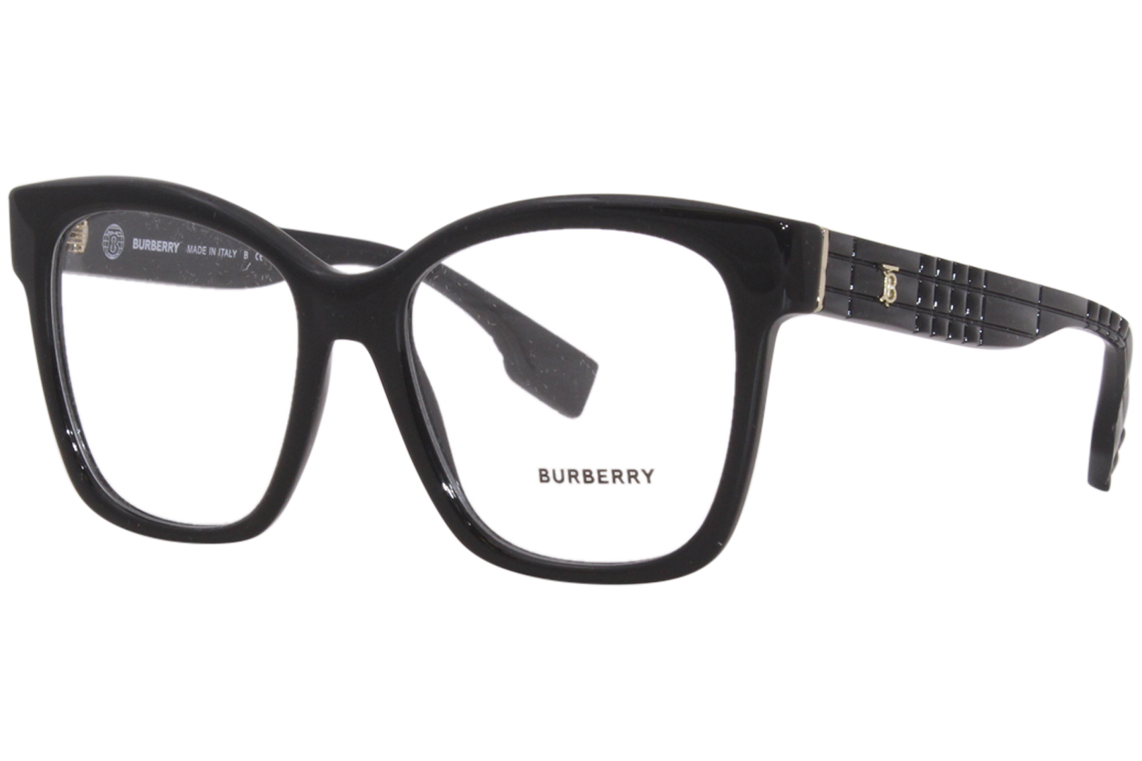Burberry Sylvie BE2363 3001 Eyeglasses Women's Black Full Rim 53-17-140