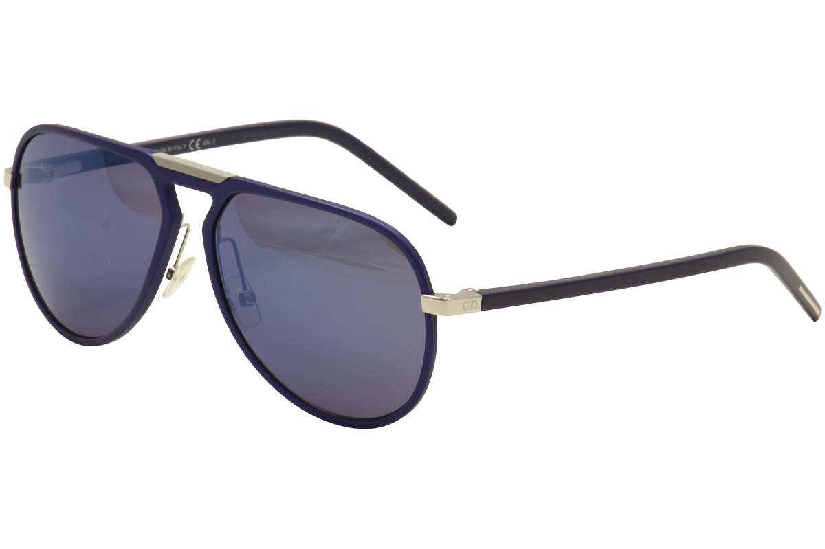Christian Dior Homme Men's AL 132/S Blue Aviator Sunglasses | JoyLot.com