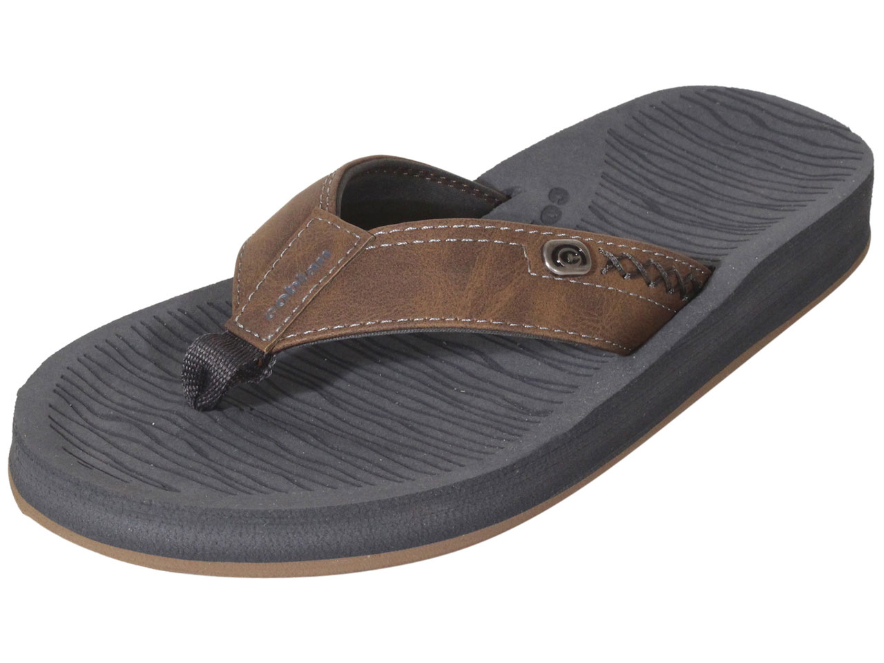 UPC 840207167164 product image for Cobian Austin Flip Flops Chestnut Men's Thongs Sandals Shoes Sz: 10 - Brown - 10 | upcitemdb.com