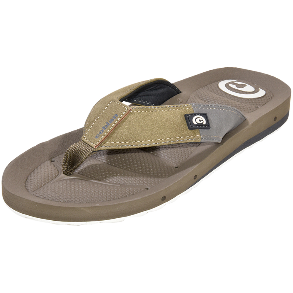  Cobian Men's Sandal Sumo Terra Flip Flop, Tan, 12