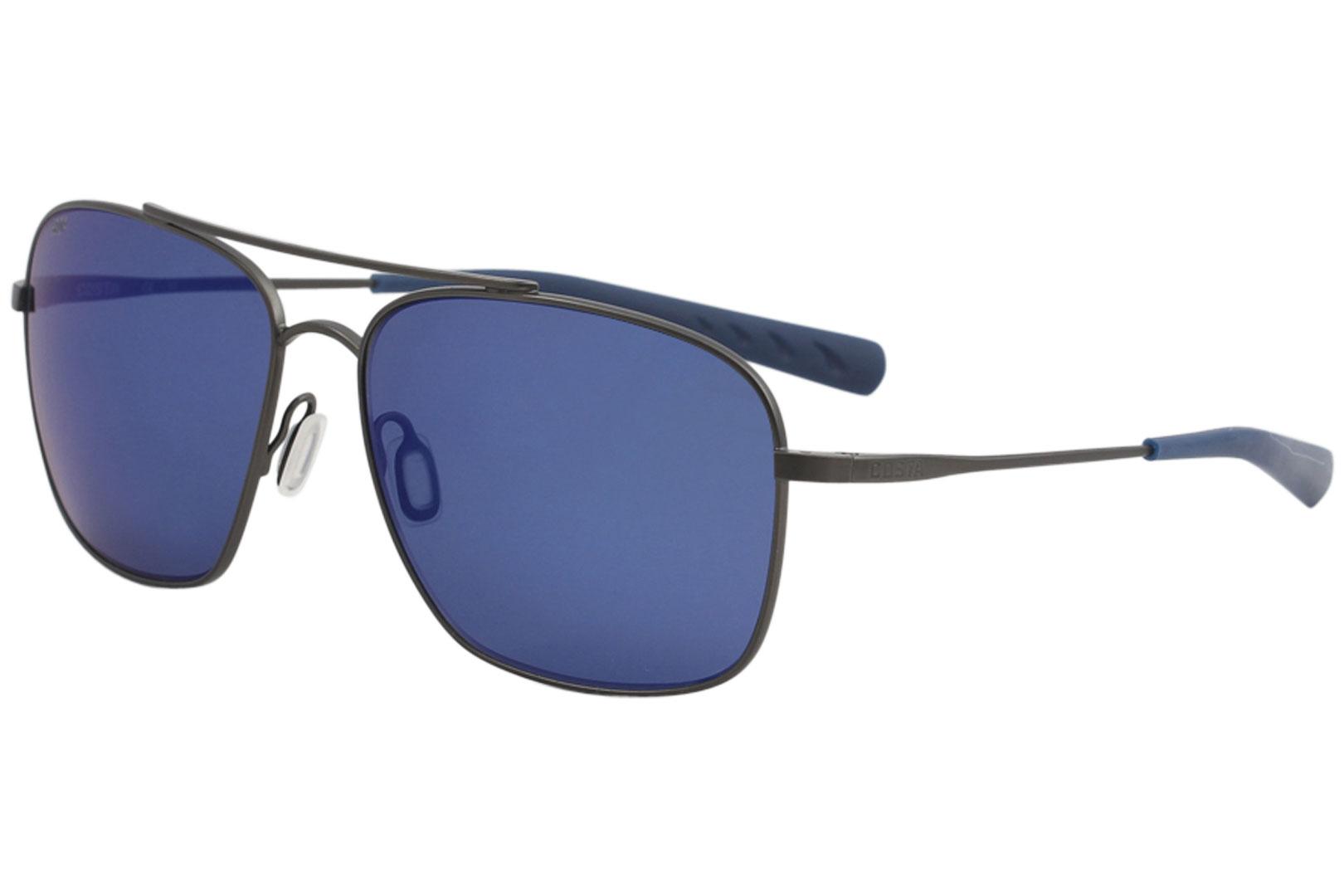 Costa Del Mar Men's Canaveral Pilot Polarized Titanium Sunglasses ...