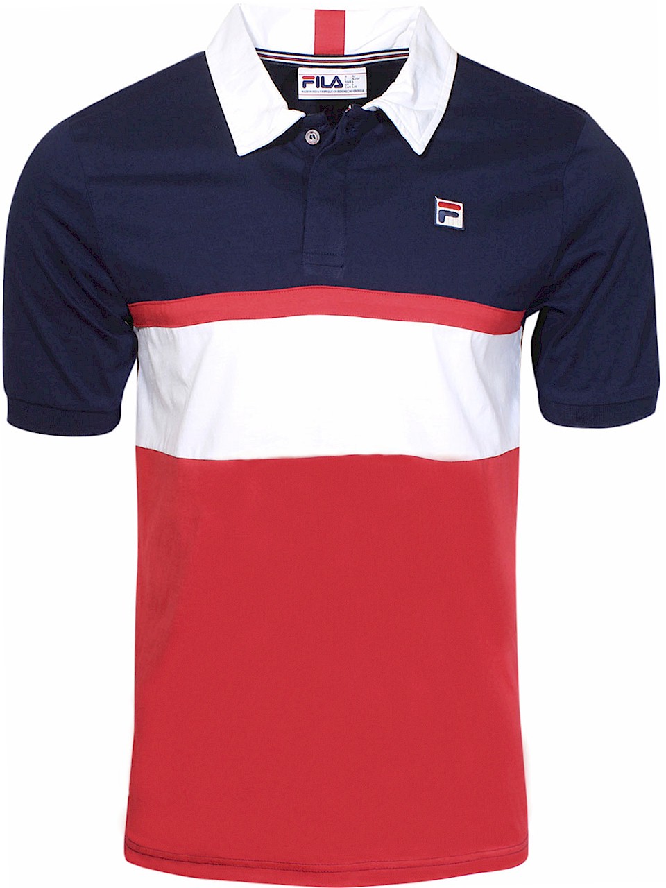 Morse kode vedholdende Ministerium Fila Enzo Polo Shirt Chinese Red/Peacoat/White Men's Short Sleeve Sz: XL |  JoyLot.com
