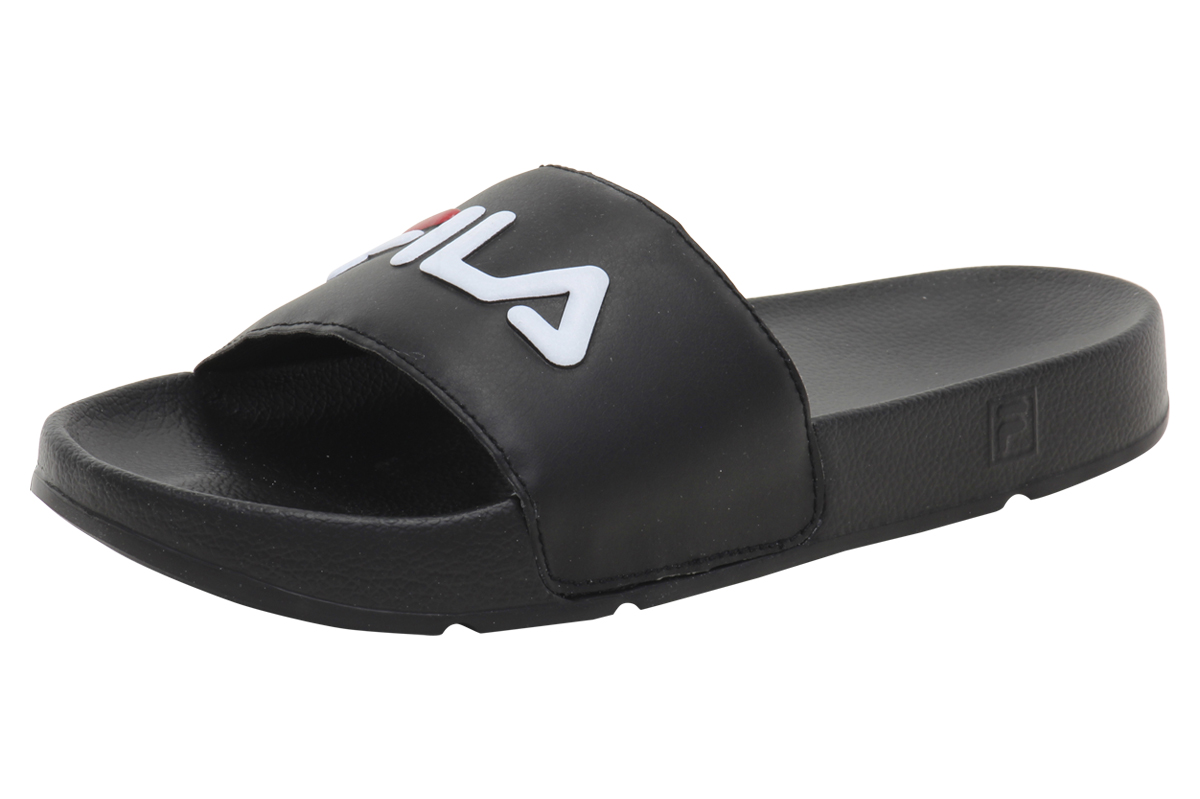 fila men black flip flops