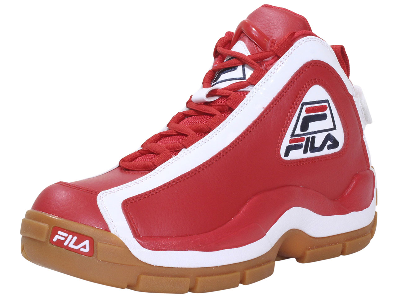Fila Men's Grant-Hill-2 Basketball Sneakers Red/White/Gum Sz: 8 ...