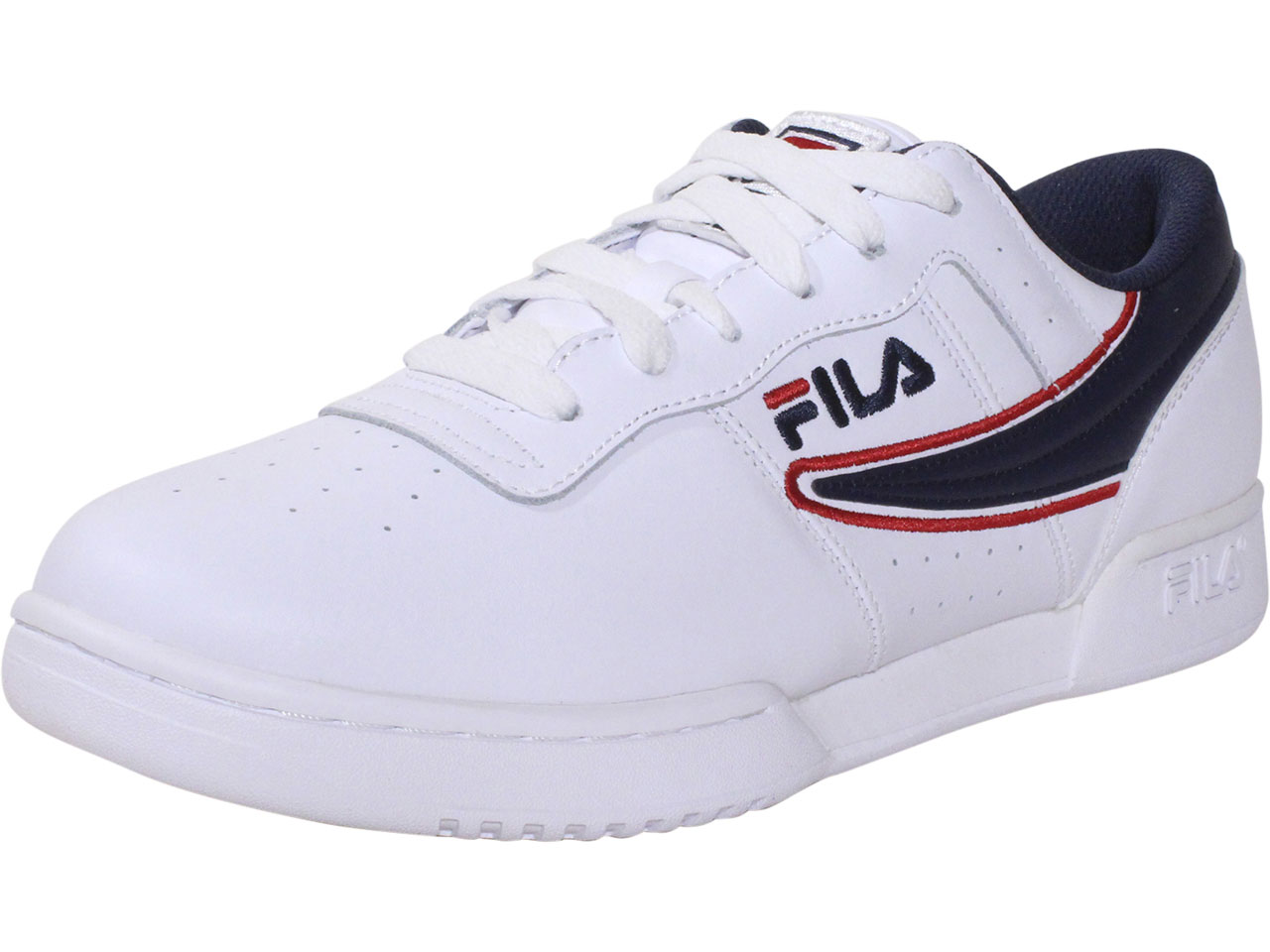 Fila Original Fitness Offset Sneakers White/Navy/Red Men's Low Top ...