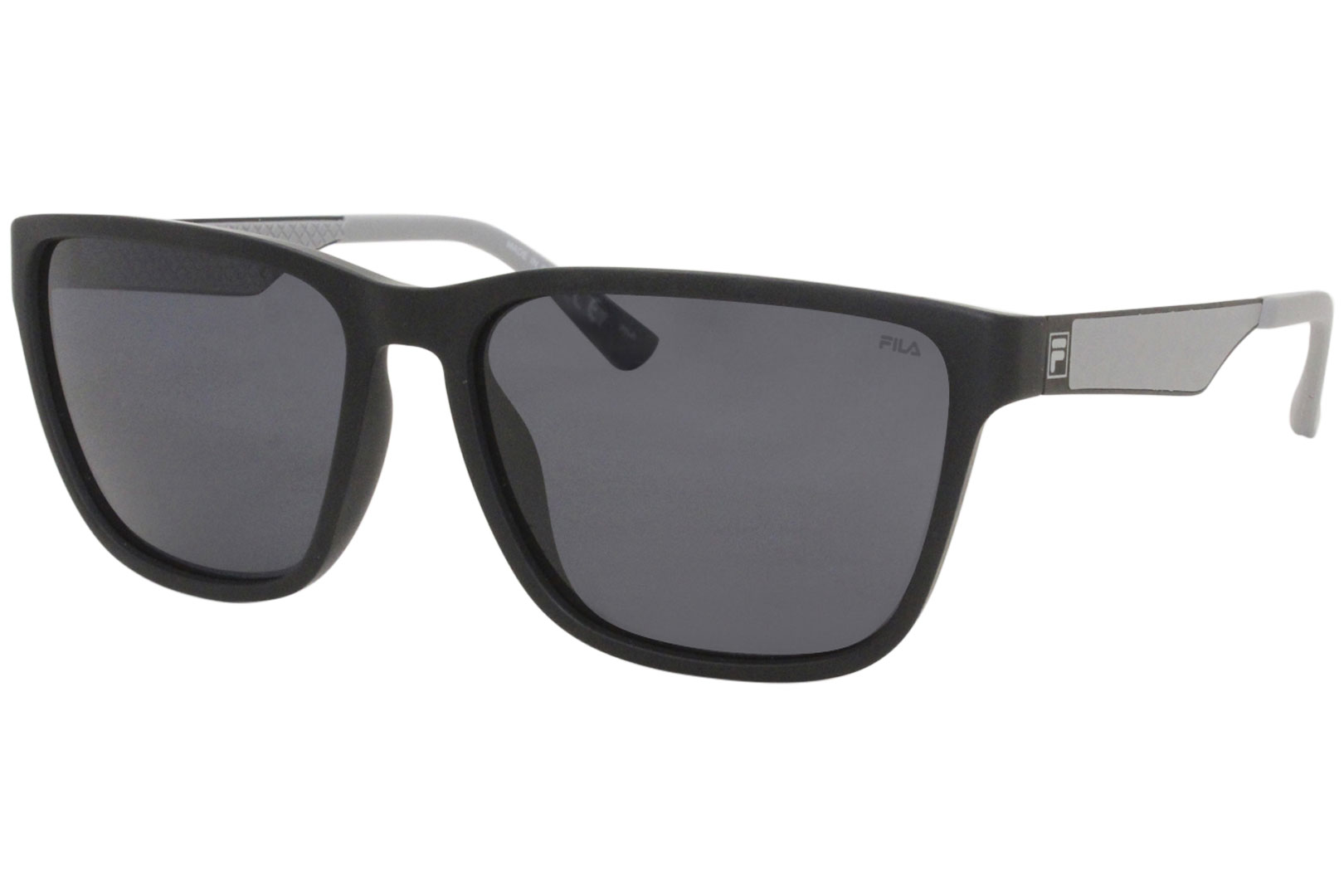 Fila Gray Plastic Sunglasses