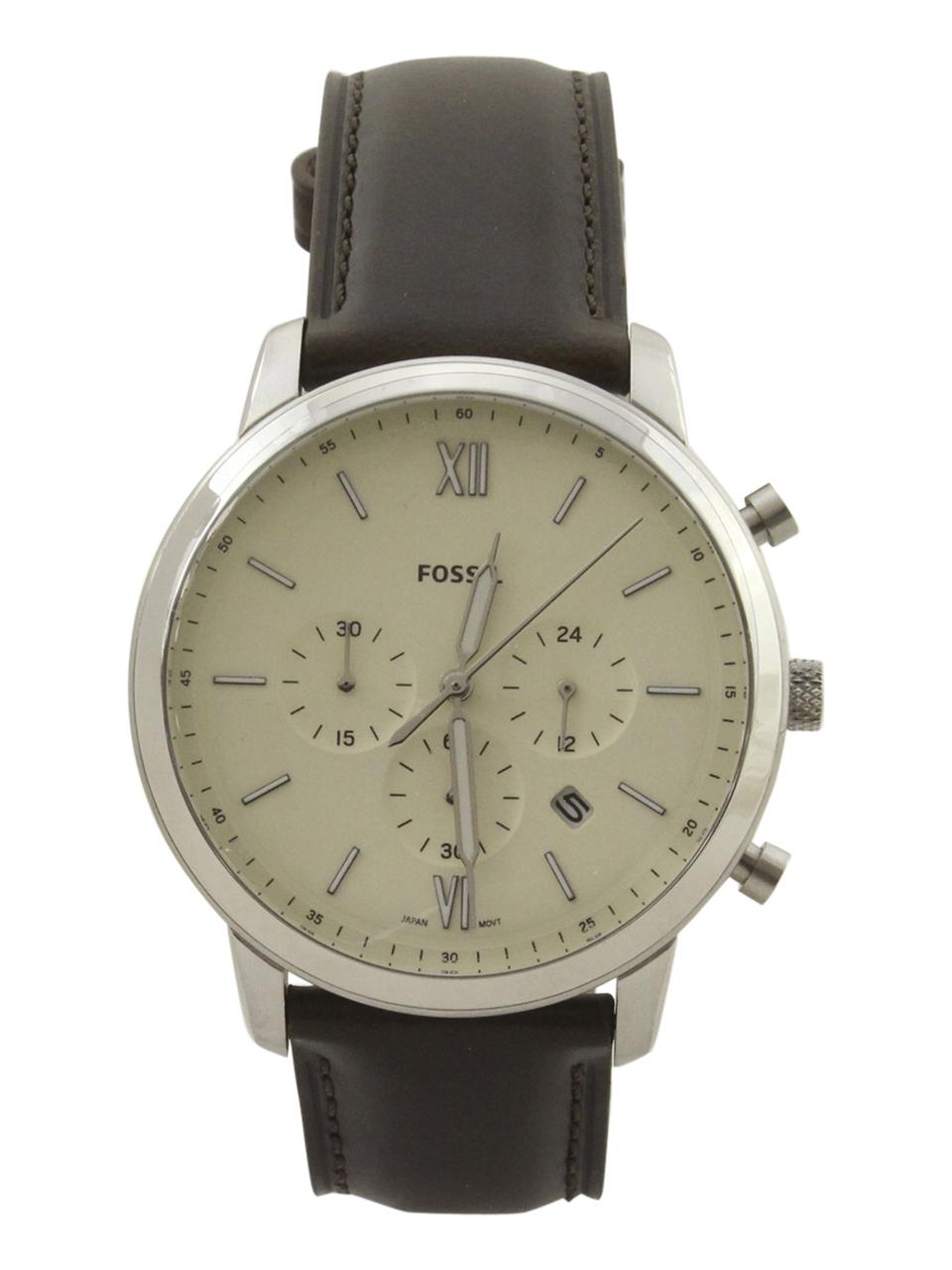 Leitfaden für den Versandhandel Fossil Men\'s Neutra Watch FS/5380 Leather Analog FS5380 Brown Chronograph