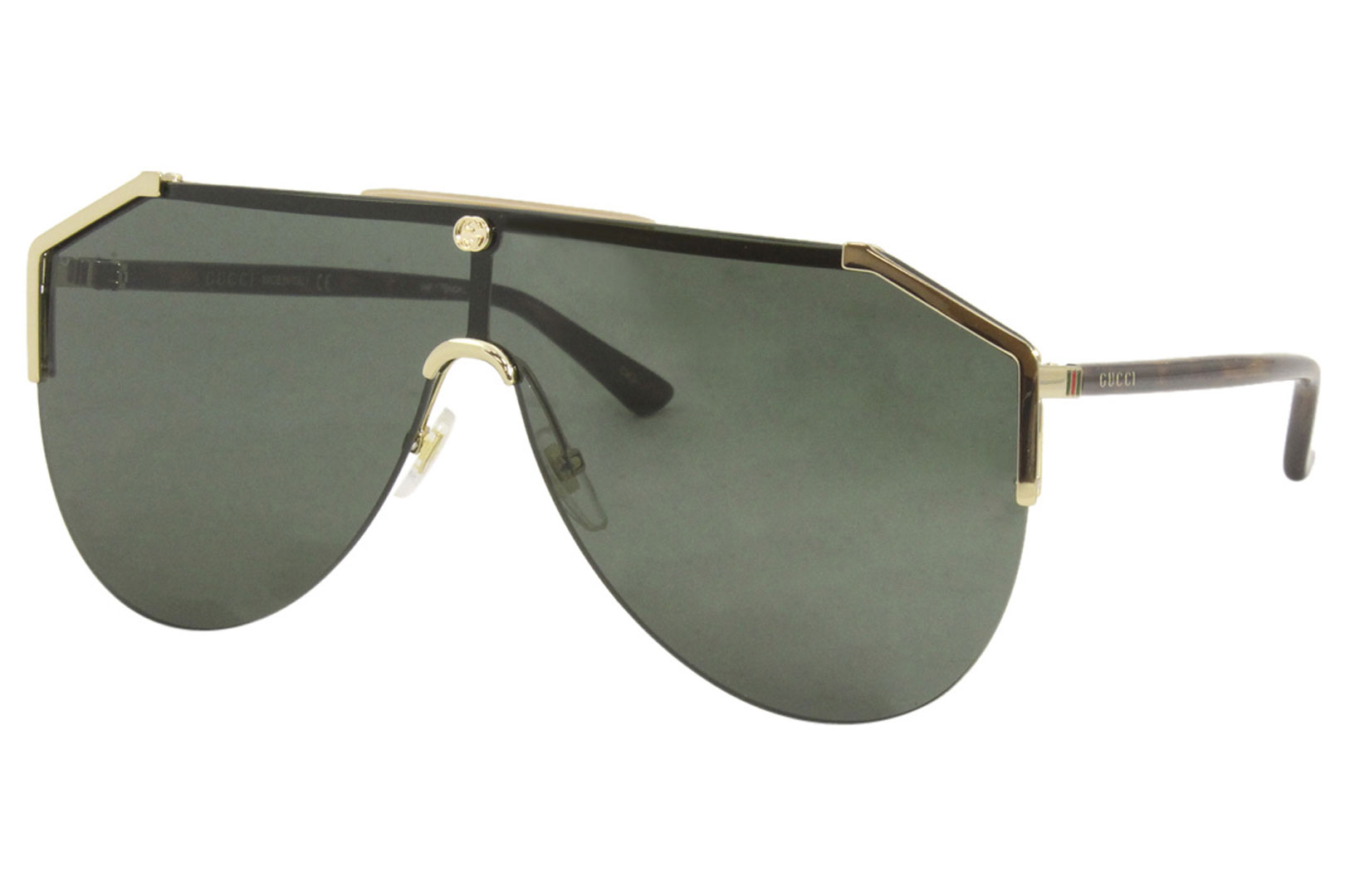 Gucci GG0584S Sunglasses Men's Shield Shades | JoyLot.com