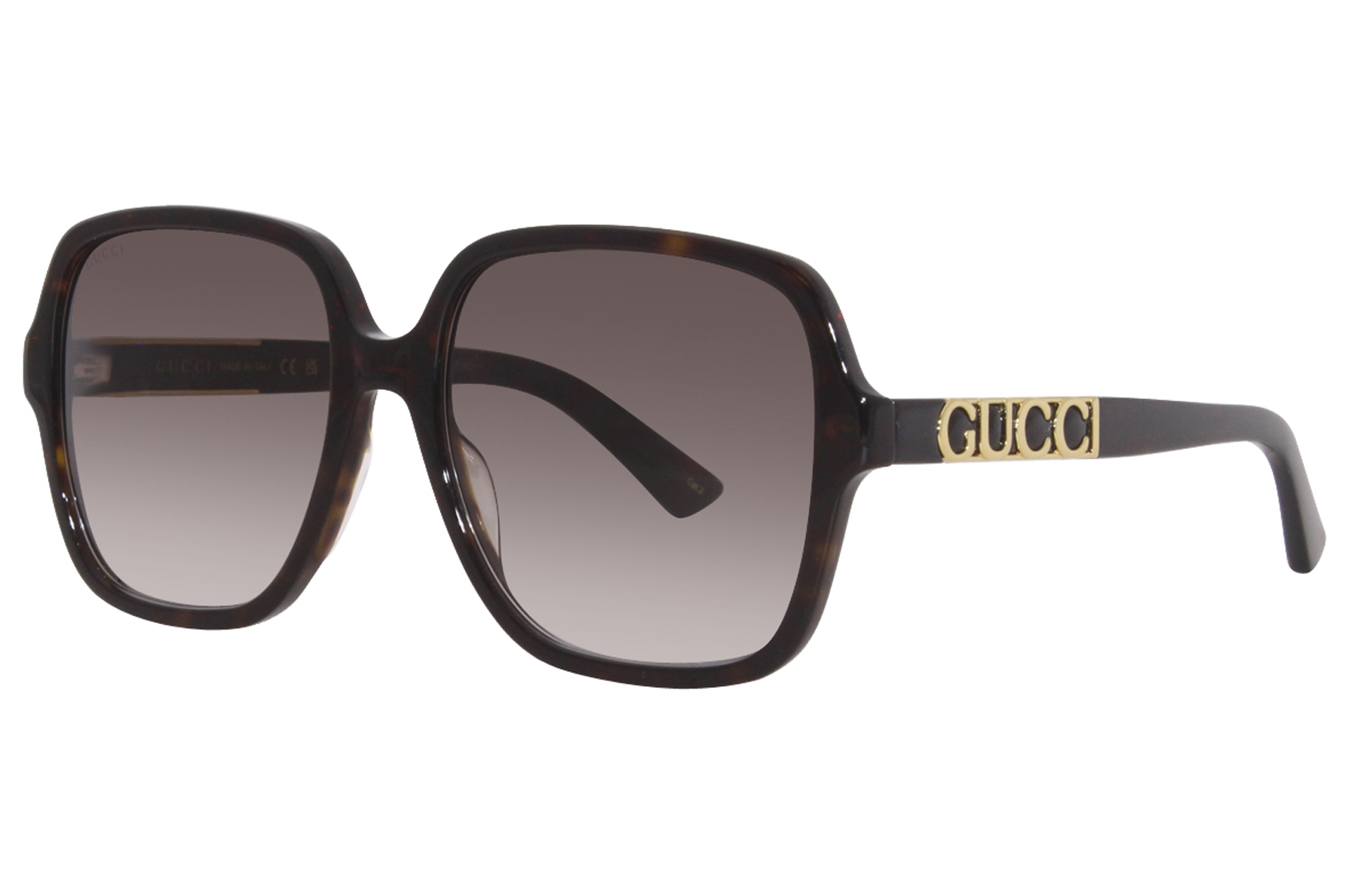 UPC 889652393735 product image for Gucci GG1189S 003 Sunglasses Women's Shiny Dark Havana/Brown Gradient 58 17 145  | upcitemdb.com