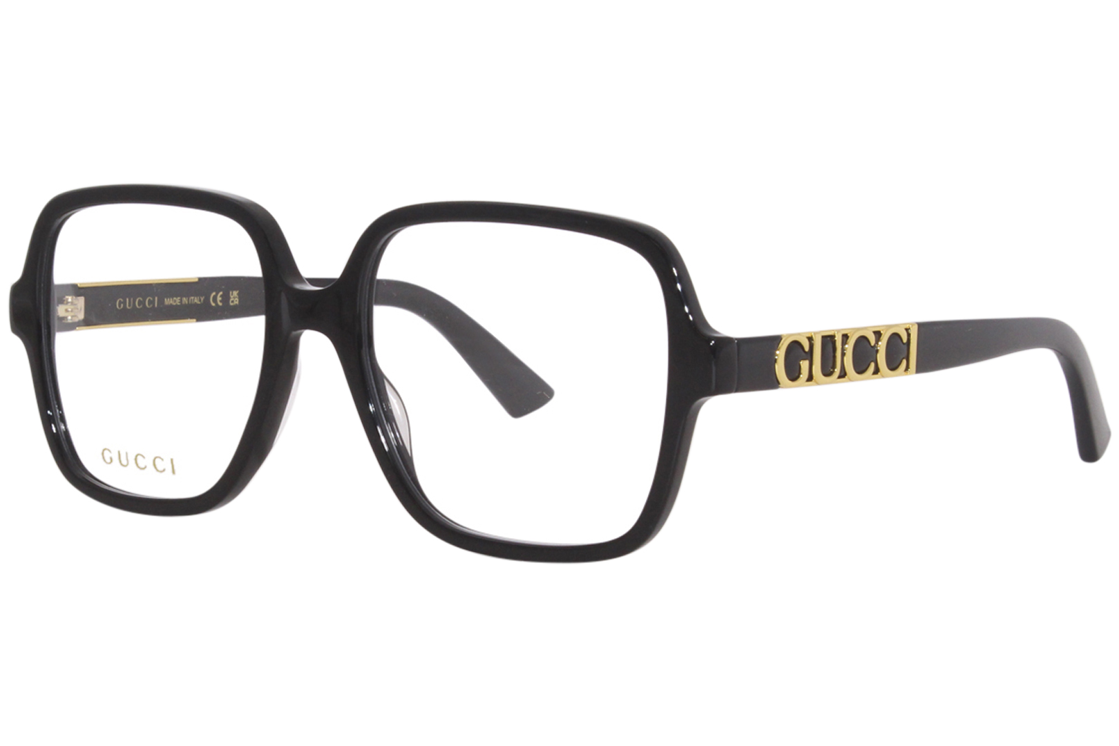 UPC 889652393766 product image for Gucci GG1193O 001 Eyeglasses Women's Black Full Rim Square Shape 56 18 145 - Len | upcitemdb.com