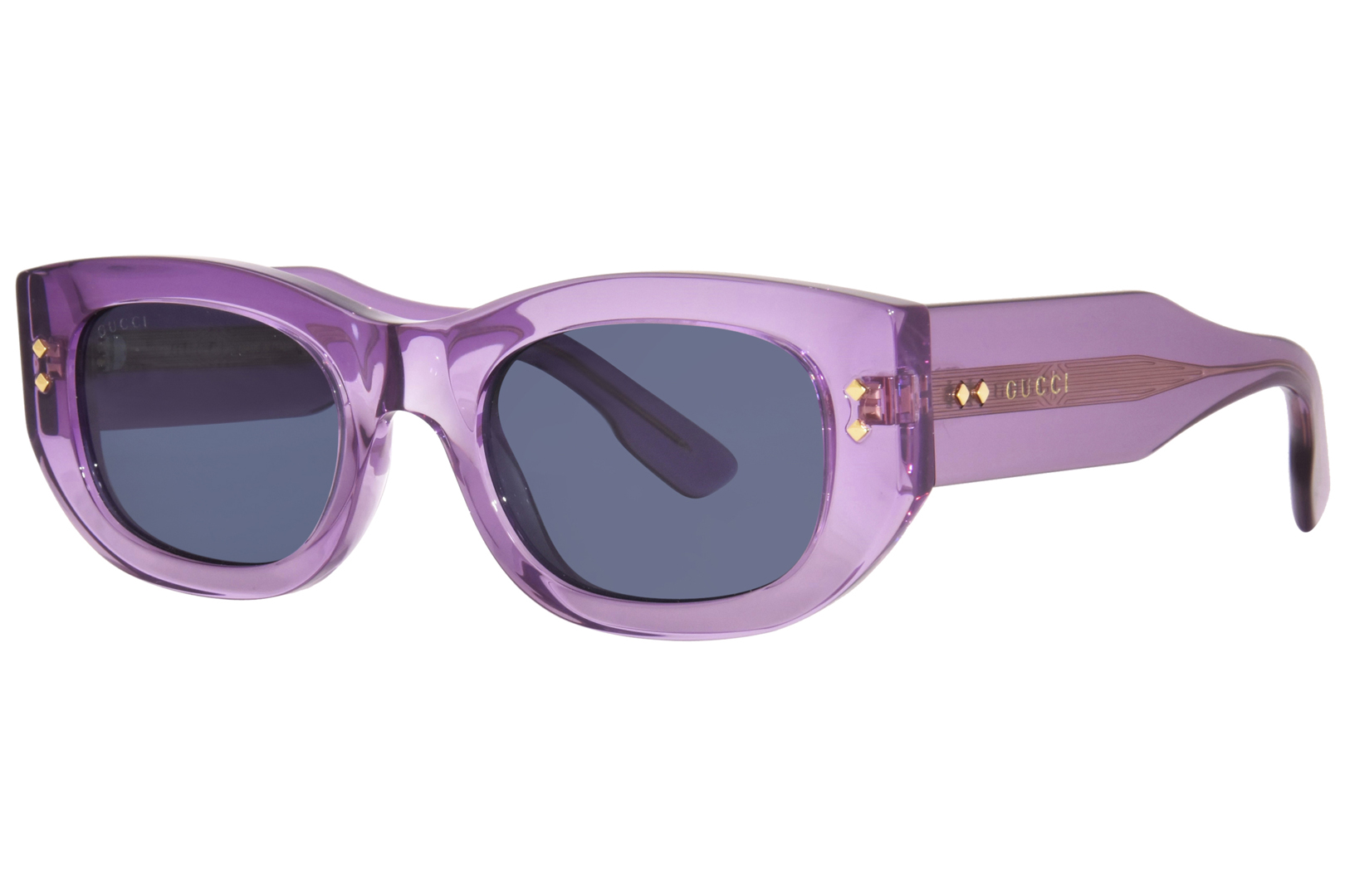 UPC 889652394473 product image for Gucci GG1215S 003 Sunglasses Women's Violet/Blue Rectangle Shape 51 22 145 - Pur | upcitemdb.com
