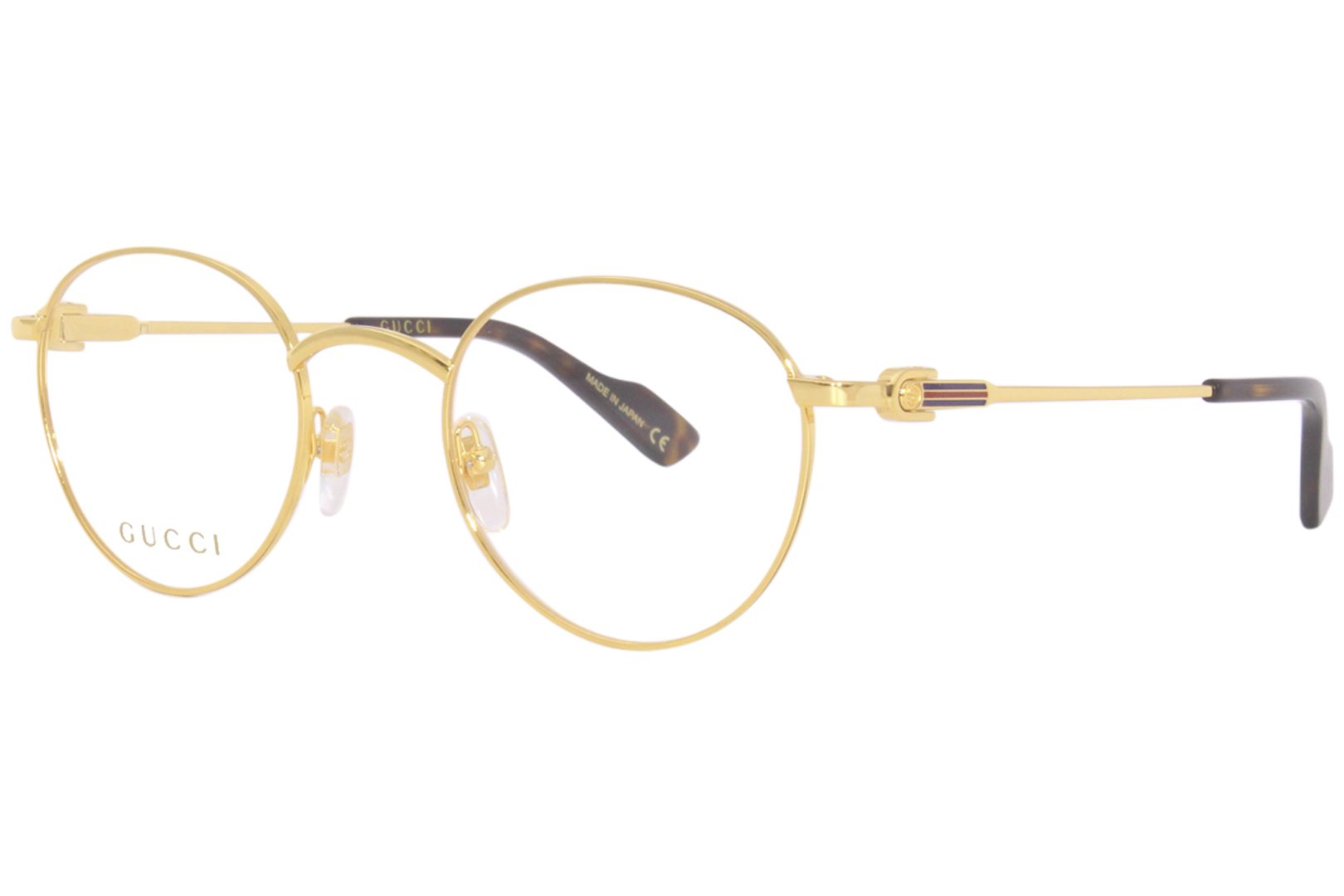 UPC 889652394114 product image for Gucci GG1222O 002 Eyeglasses Men's Gold Full Rim Oval Shape 48 22 140 - Lens-48  | upcitemdb.com