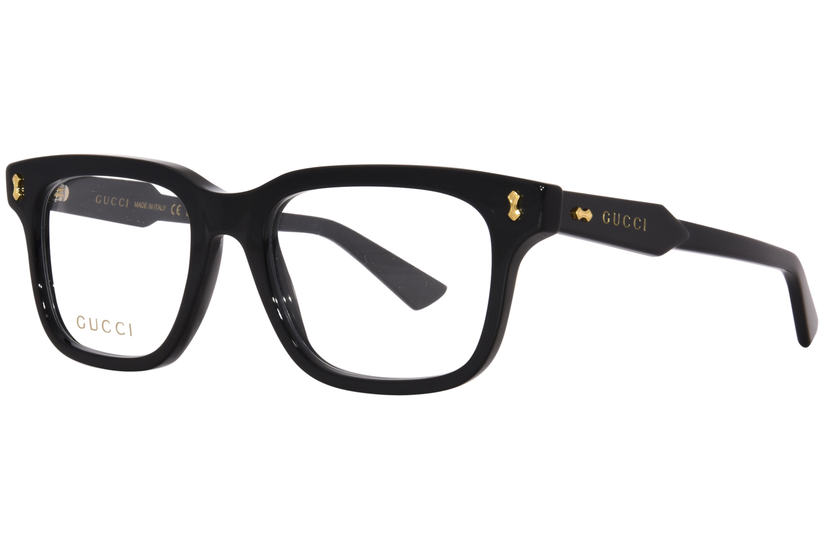 Gucci GG1265O Eyeglasses Men's Full Rim Rectangle Shape | JoyLot.com