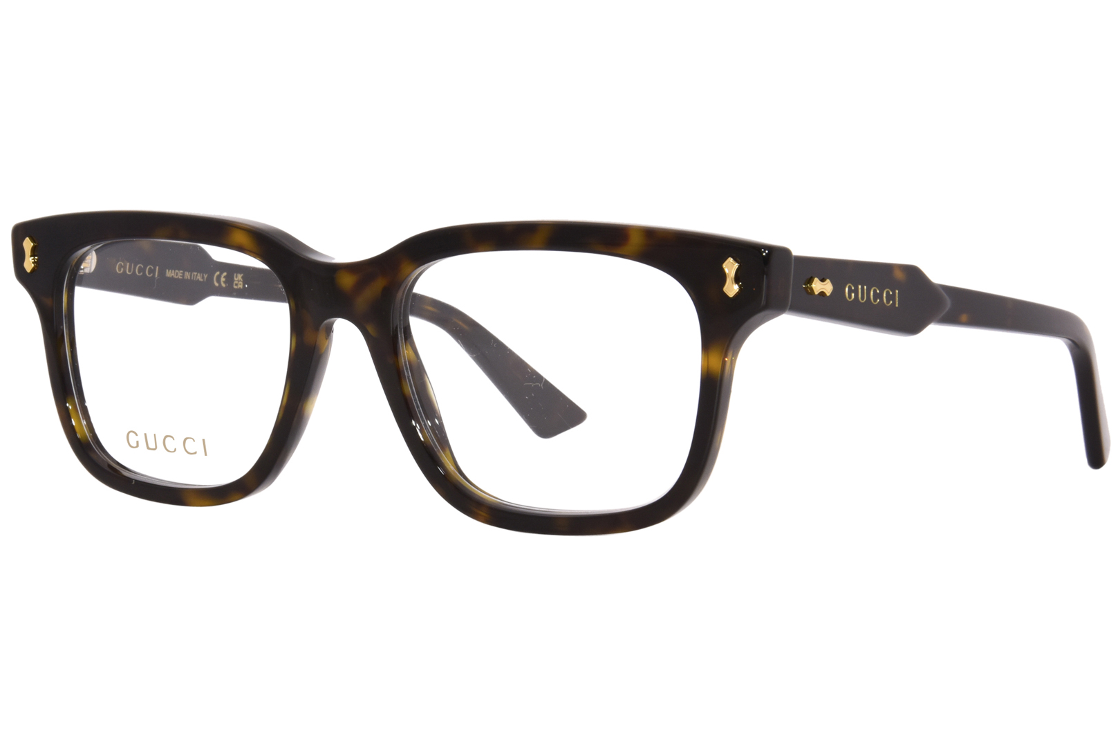 UPC 889652428529 product image for Gucci GG1265O 007 Eyeglasses Men's Havana Full Rim Rectangle Shape 52 19 145 - B | upcitemdb.com