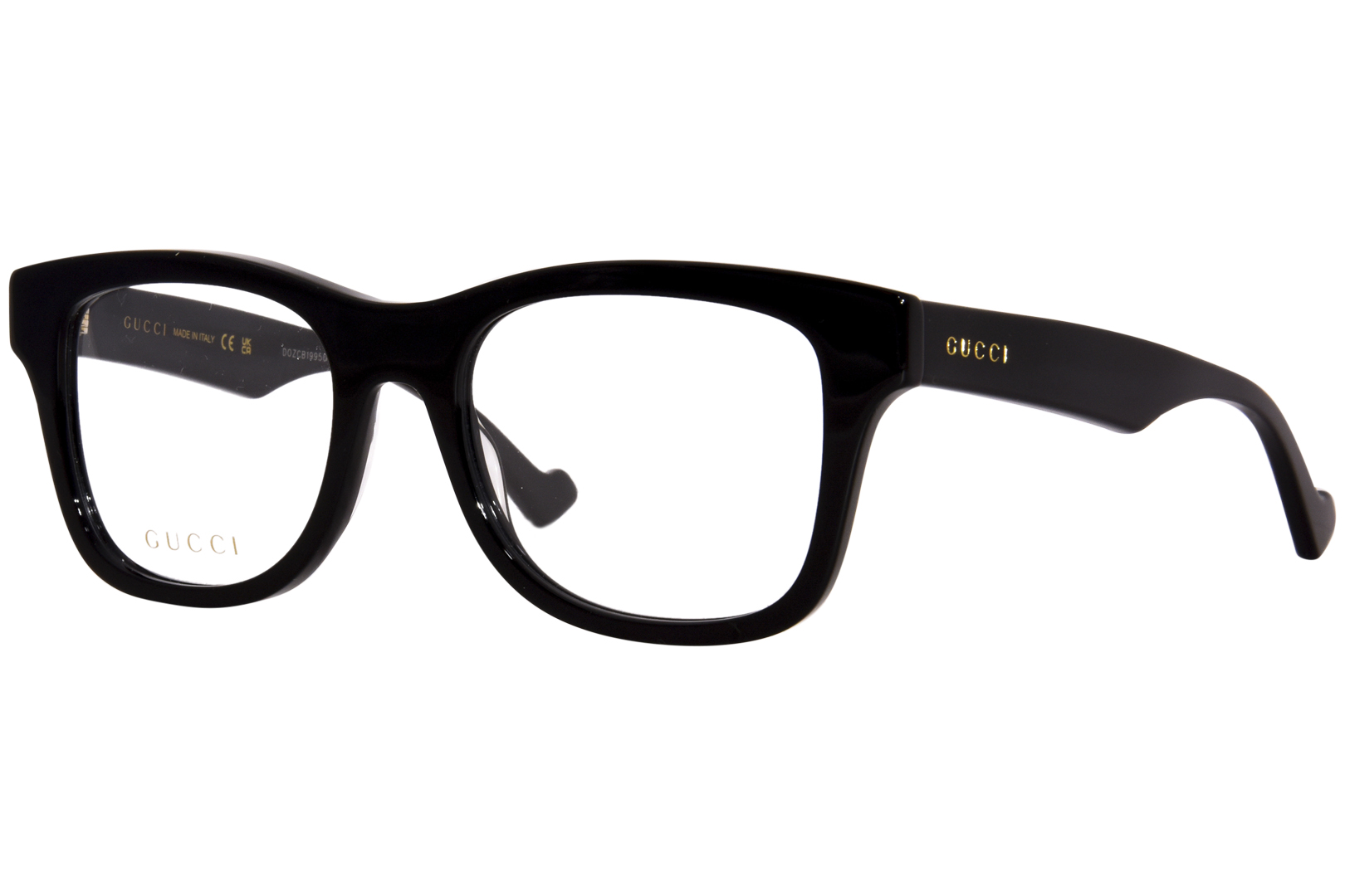 UPC 889652416311 product image for Gucci GG1332O 004 Eyeglasses Men's Black Full Rim Square Shape 54 19 145 - Lens- | upcitemdb.com